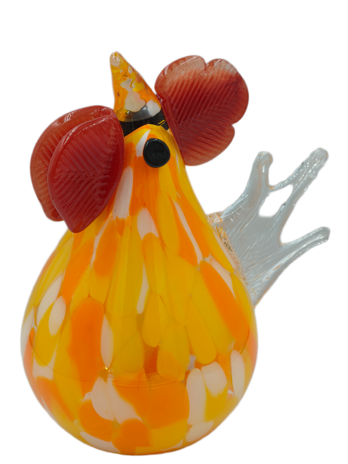 ​Szklana kura dekoracyjna K149