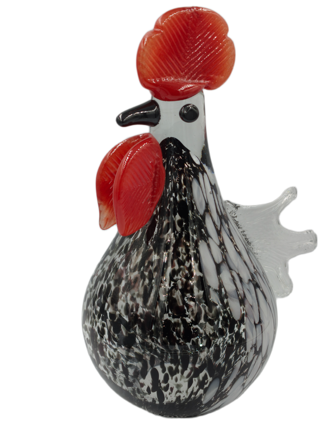 Szklany kogut dekoracyjny KCB