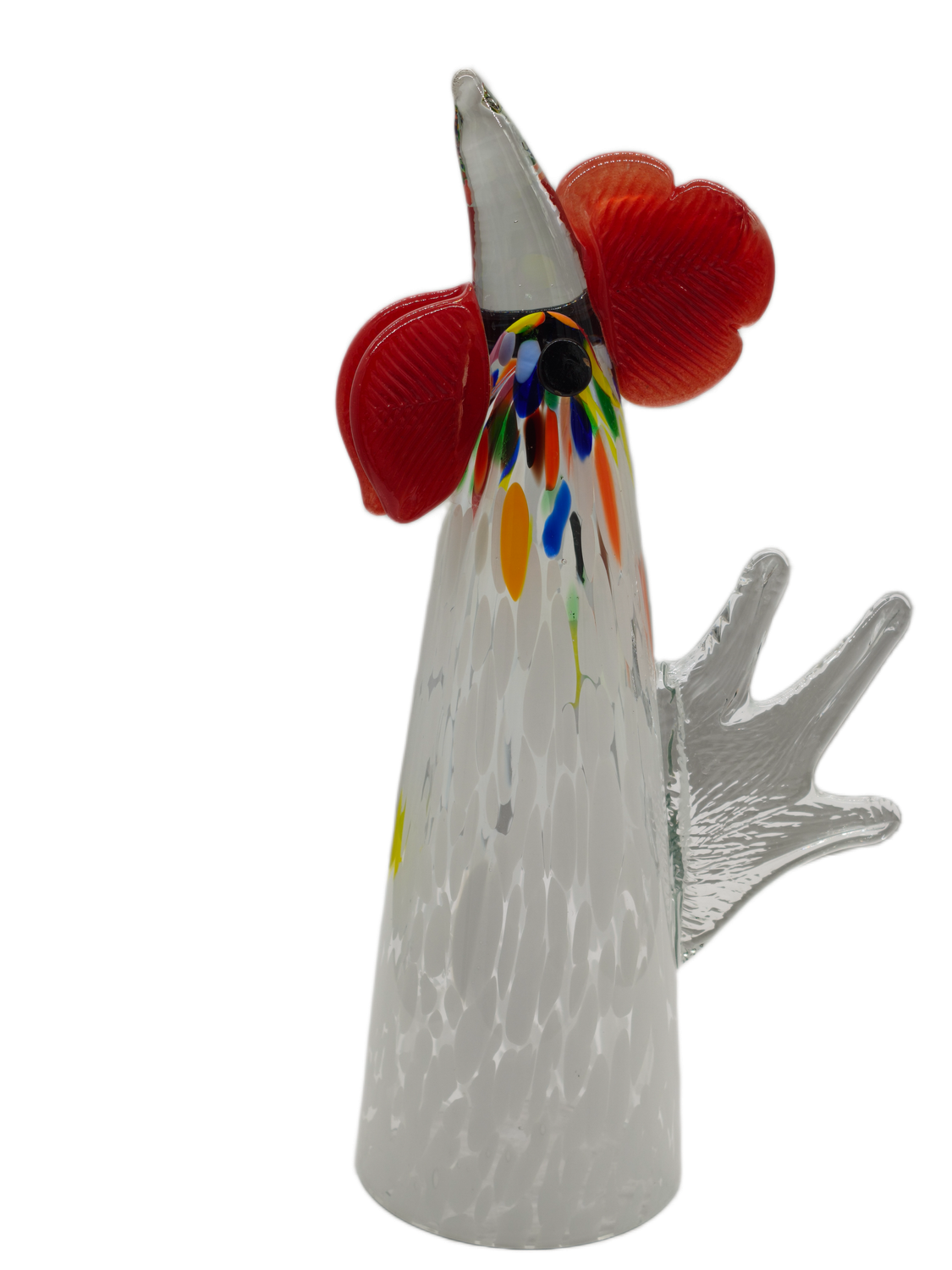 Duża szklana kura dekoracyjna KK