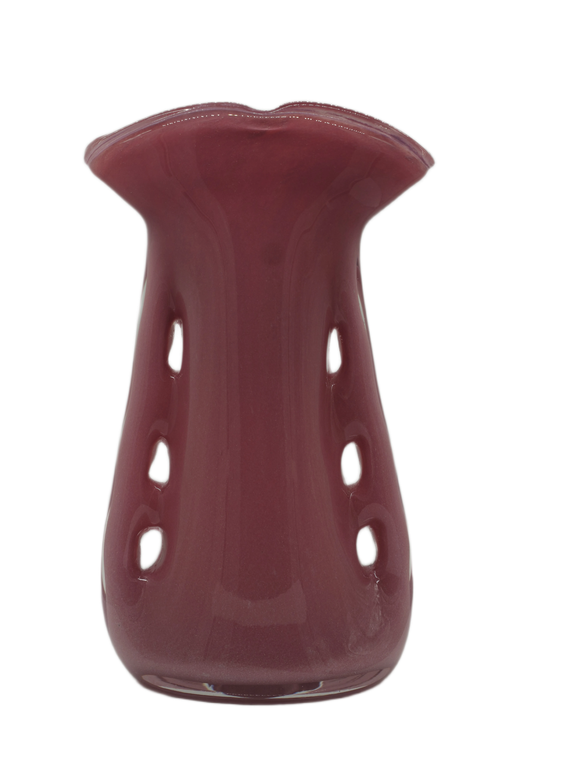 Szklany wazon artystyczny Płetwa Rekina K-ROSA – polskie szkło handmade – 31 cm