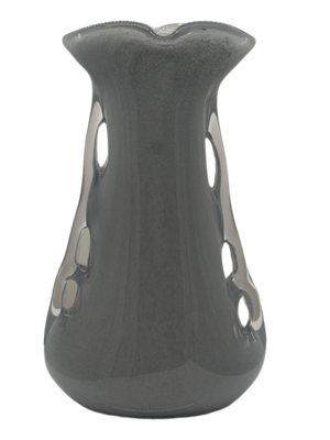 Szklany wazon artystyczny Płetwa Rekina K-NEBULA – polskie szkło handmade – 31 cm