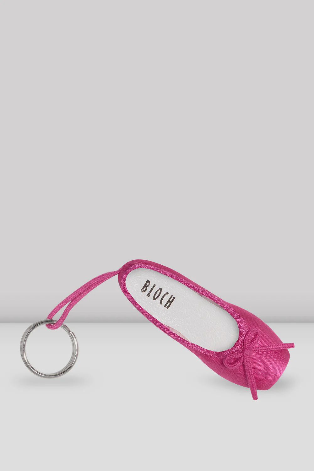 Pointe Shoe Keyring, Colour: Hot Pink
