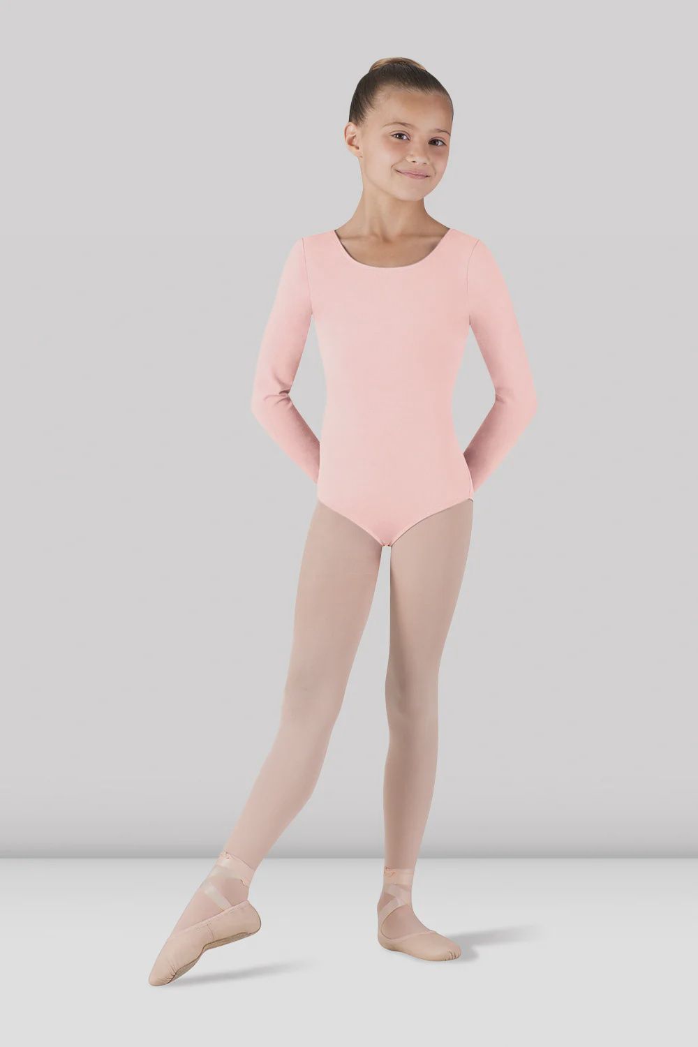 Girls Basic Long Sleeve Leotard, Size: 2-4