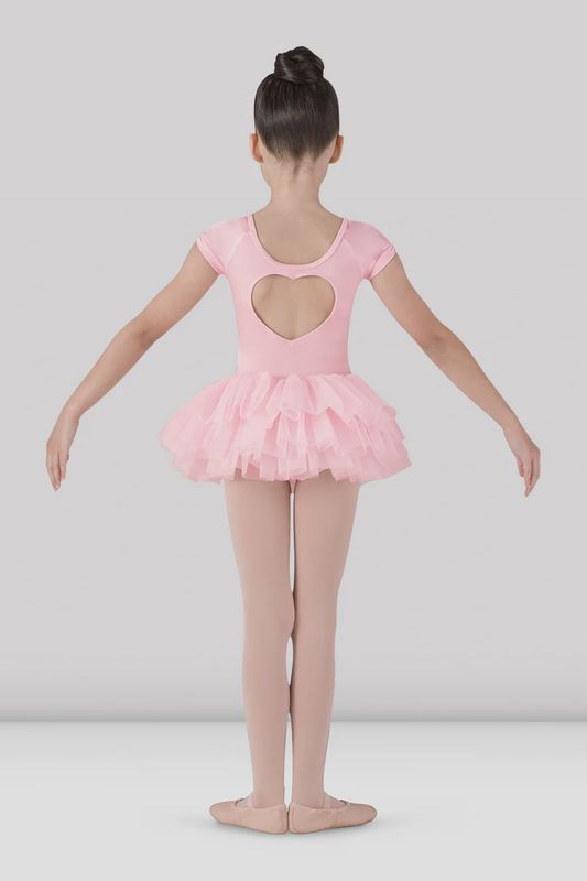 Girls Ife Heart Back Tutu Leotard