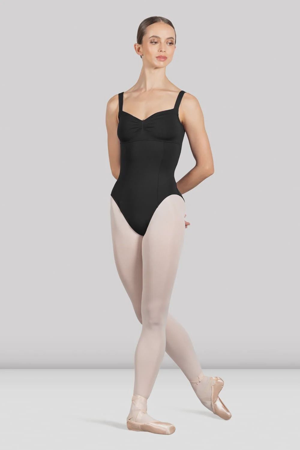 Ladies Ava Tank Leotard, Colour: Black, Size: P