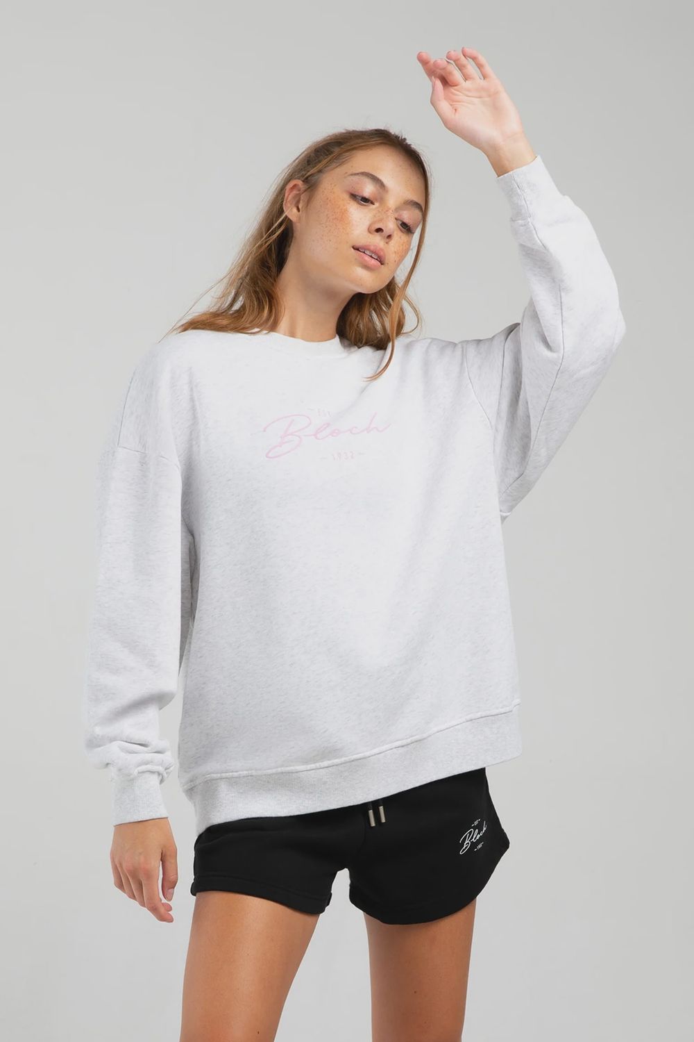 Oversized Terry Crew, Colour: Snow, Size: Medium