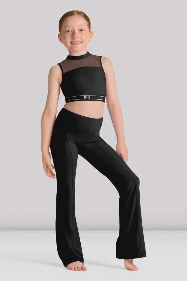 Nora Flared Legging, Colour: Black, Size: 6-7