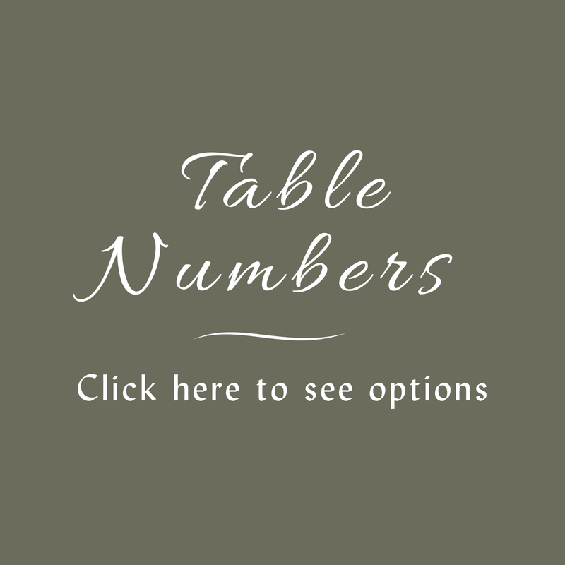 Table Numbers