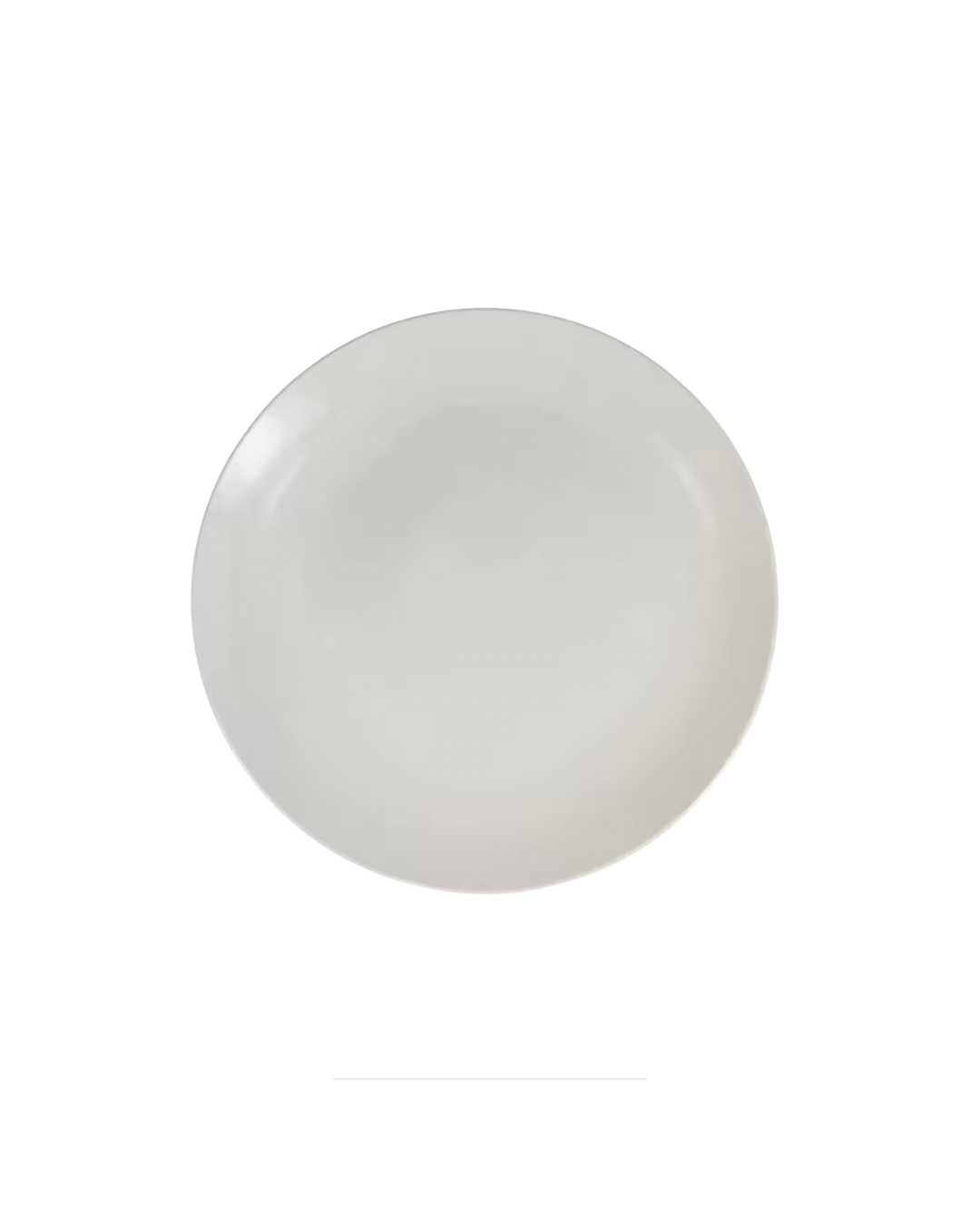 Dinnerware/ White Glaze Salad Plate, 8-in.