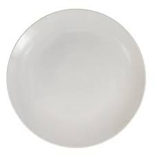 Dinnerware/  White Glaze Dinner Plate, 10.5-in.