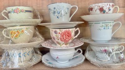 Dinnerware- Mix Match Coffee Cup with Saucer