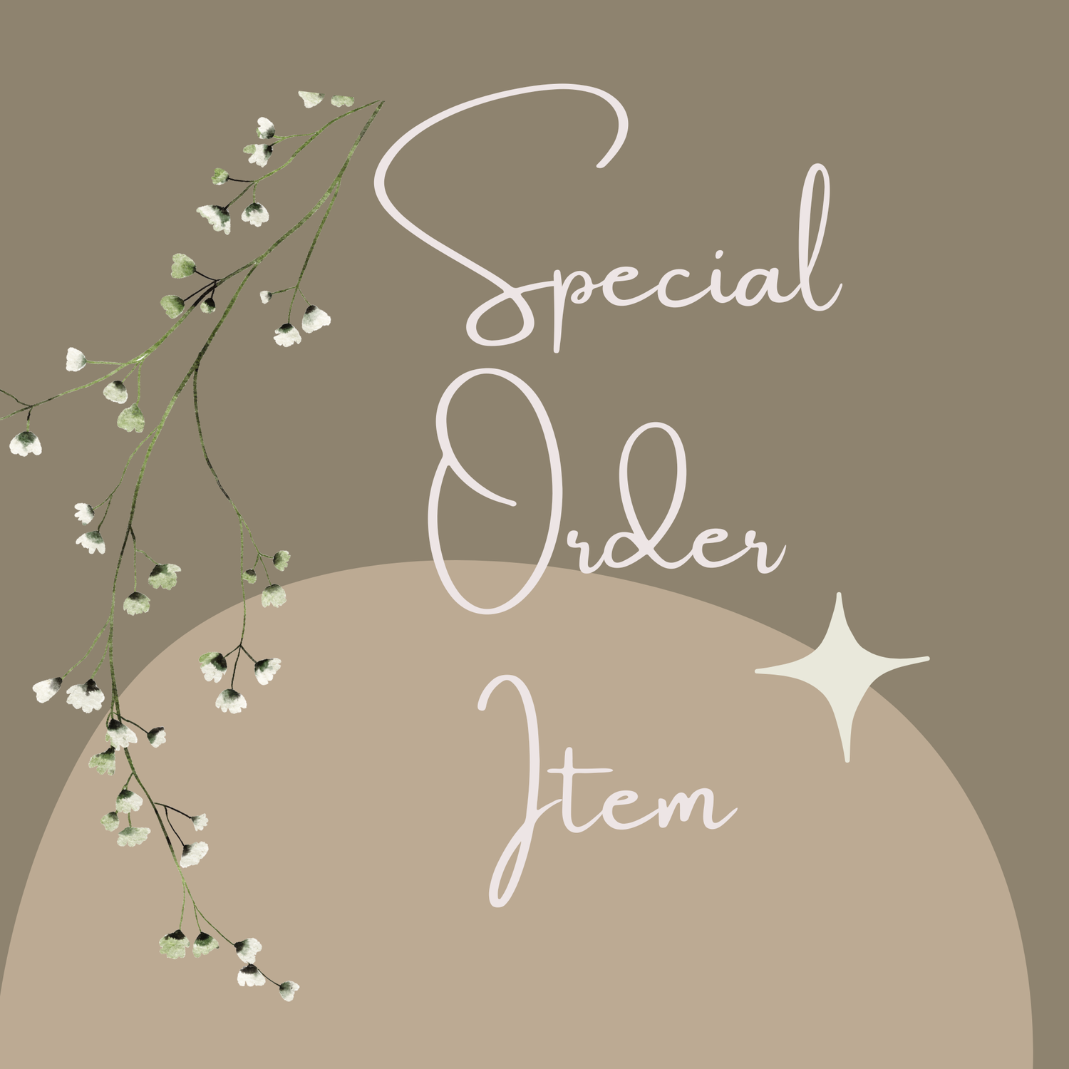 Special Order Item- 25 round I20” / 3- 6’ rectangle Ivory