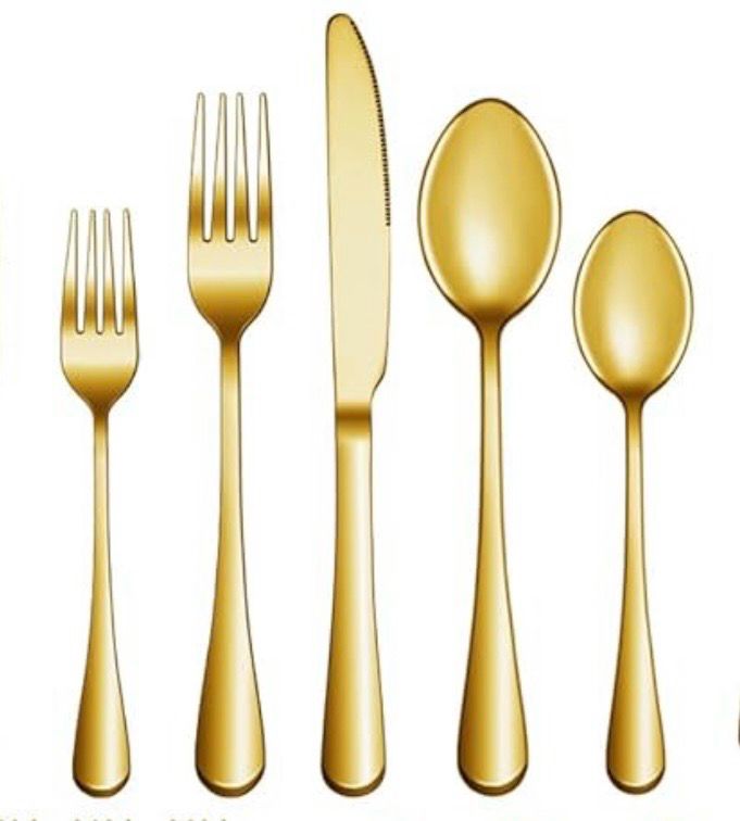 Flatware- Gold Premium Set Of Four