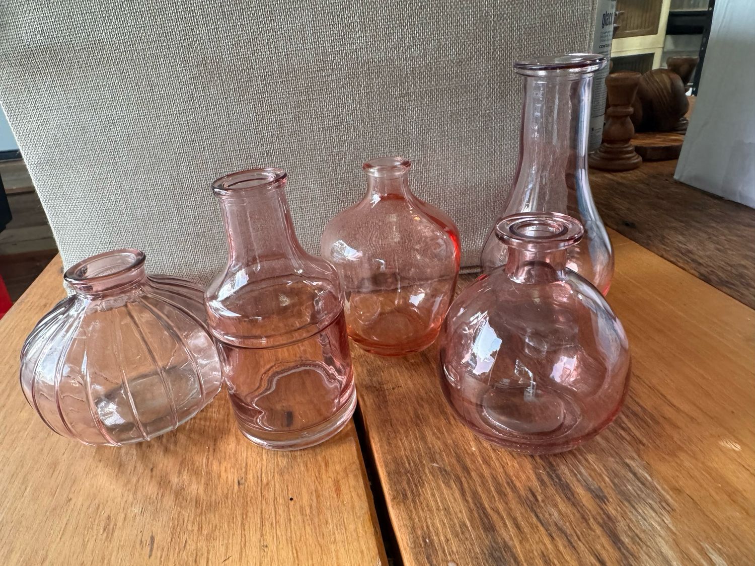 Vases- Blush Vases / set of twelve(12)