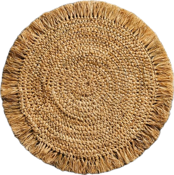 Classic Woven Fringe Charger