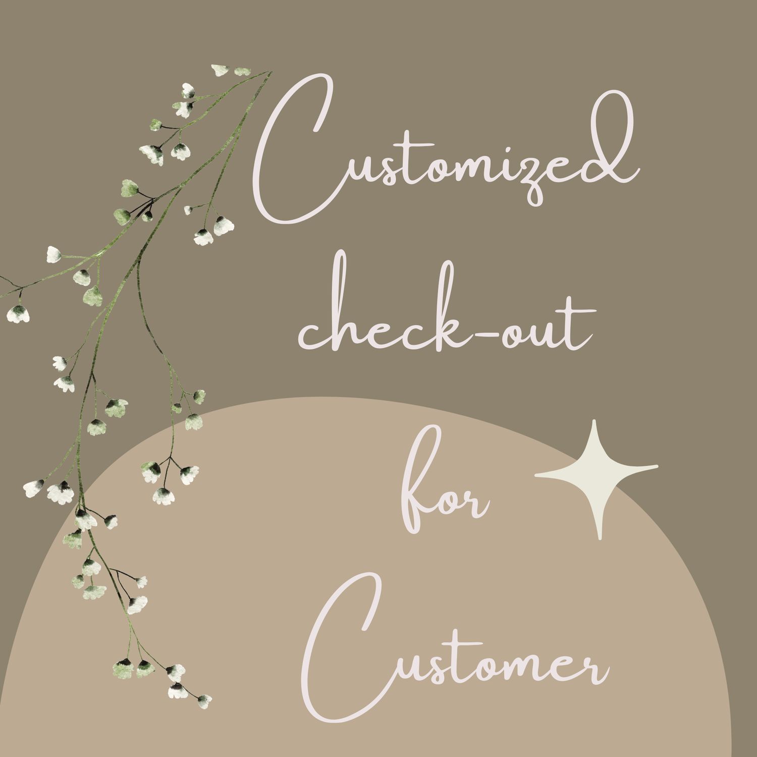 Customized check Out For Customer EG