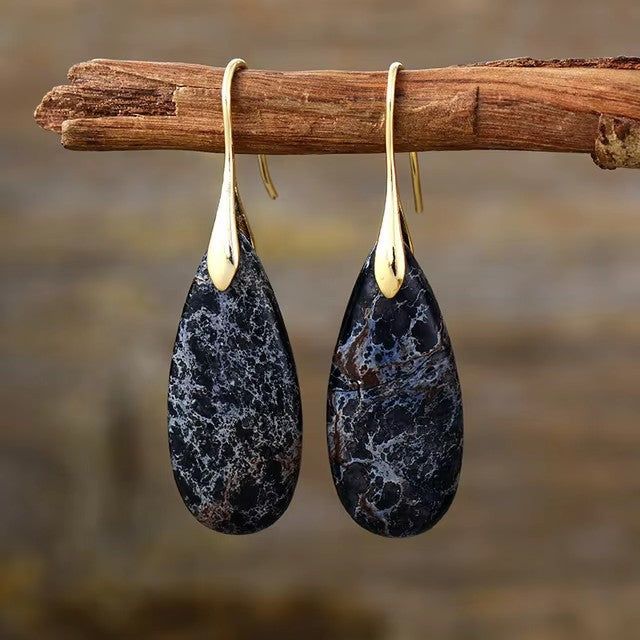 NATURAL STONE EARRINGS