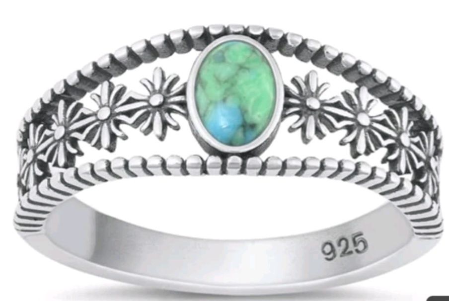 Turquoise Flower