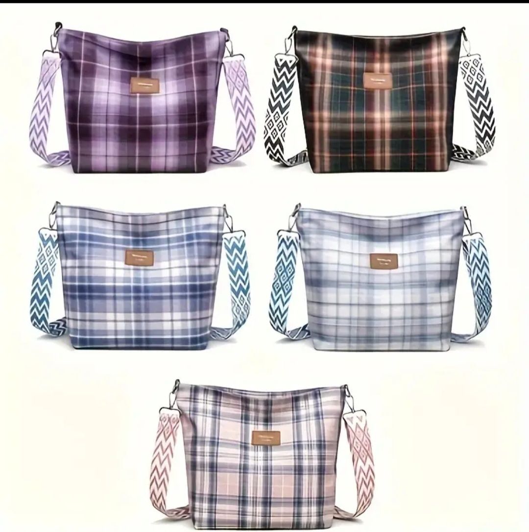 Plaid Bag Guitar Strap