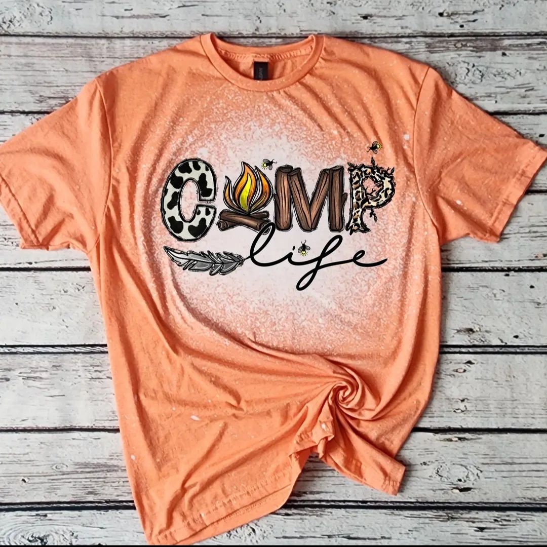 Camp life tee
