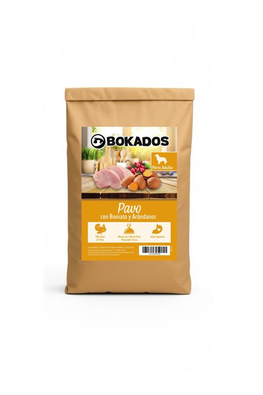 BOKADOS PAVO CON BONIATO Y ARANDANOS GRAIN FREE