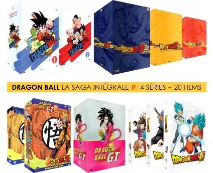 Dragon Ball + Dragon Ball Z + Dragon Ball GT- Série intégrale TV non censurée