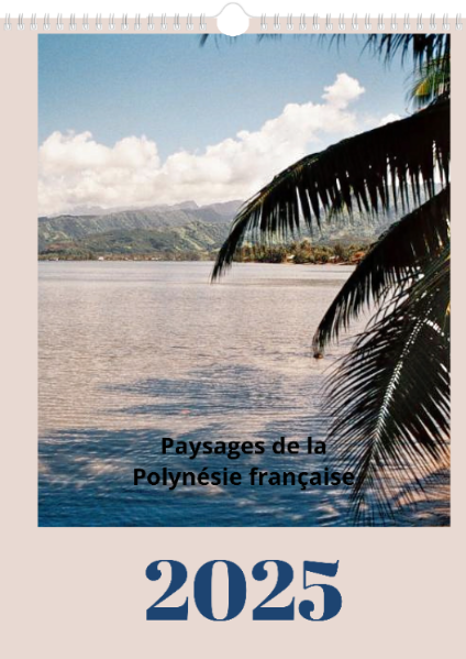 Calendrier - Le Shizuku Comix - Polynésie - Tahiti 2025