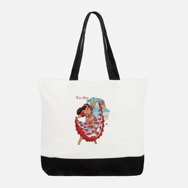 Grand Sac fourre-tout en coton Le Shizuku Comix -Réunion / Mayotte