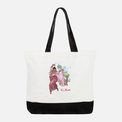 Grand Sac fourre-tout en coton Le Shizuku Comix -Réunion / Mayotte