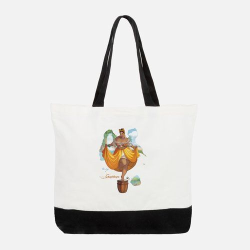 Grand Sac fourre-tout en coton Le Shizuku Comix - Martinique / Guadeloupe