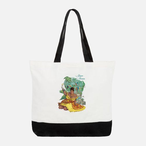 Grand Sac fourre-tout en coton Le Shizuku Comix - Tahiti / Guyane