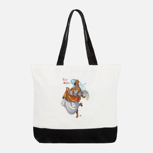 Grand Sac fourre-tout en coton Le Shizuku Comix - Martinique / Guadeloupe
