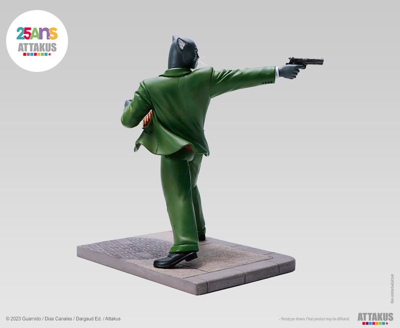 Statuette de collection de John Blacksad paré à tirer