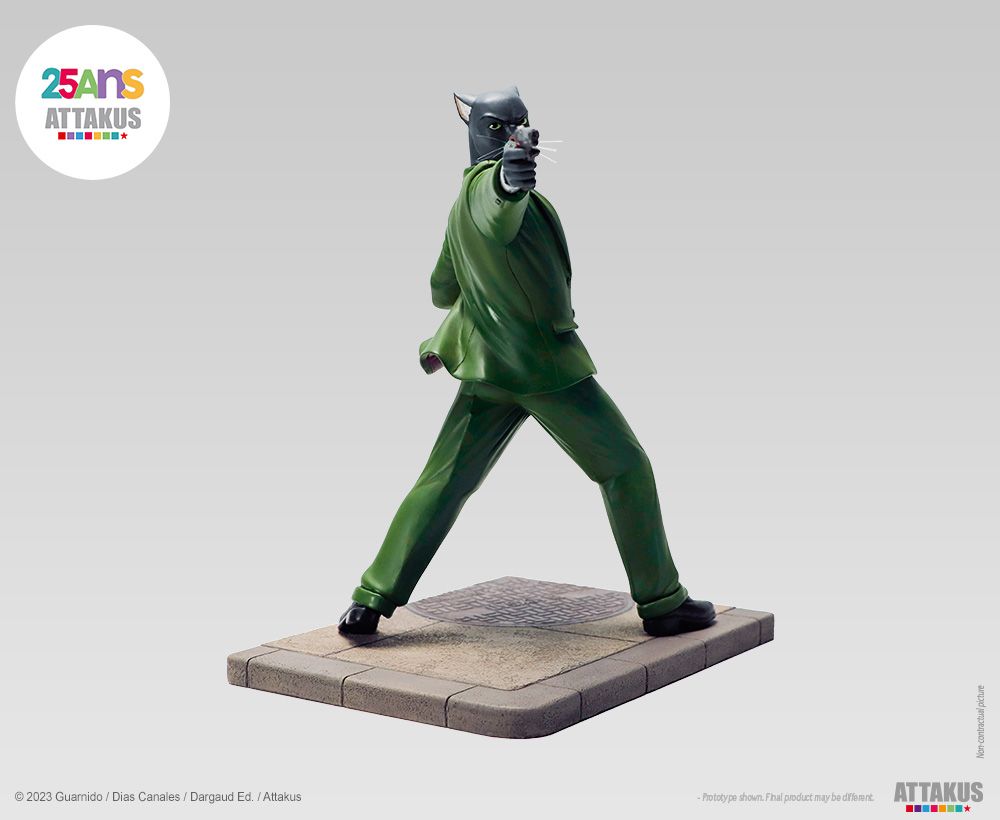 Statuette de collection de John Blacksad paré à tirer