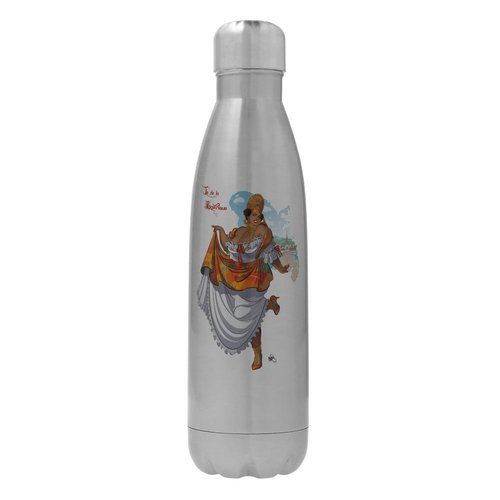 Bouteille thermos argentée - Martinique