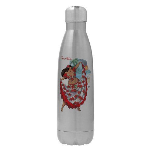 Bouteille thermos argentée - Réunion
