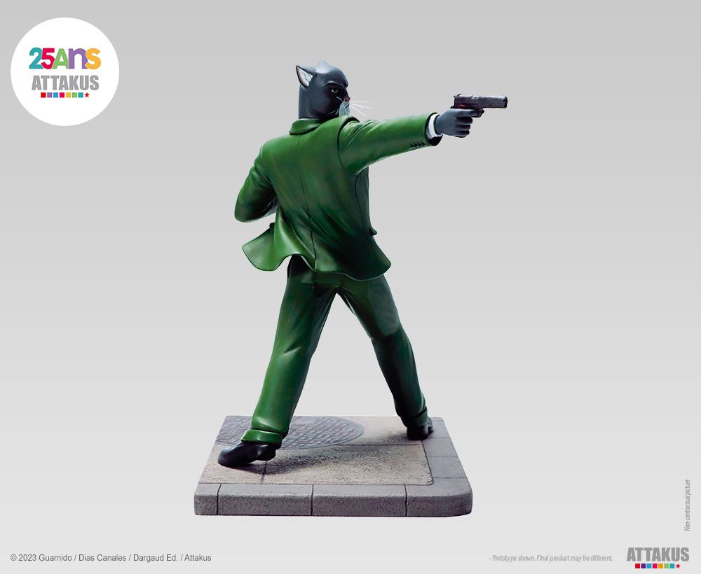 Statuette de collection de John Blacksad paré à tirer