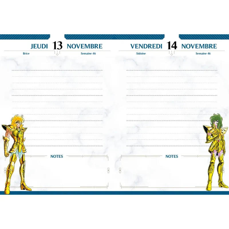 Agenda Saint Seiya 2026-2027