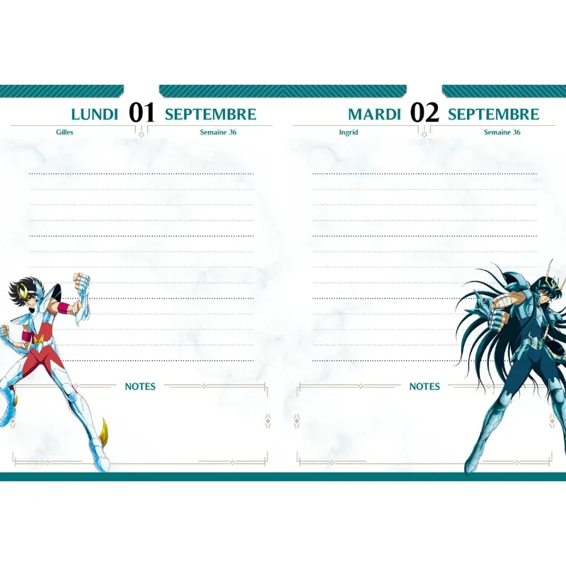 Agenda Saint Seiya 2026-2027