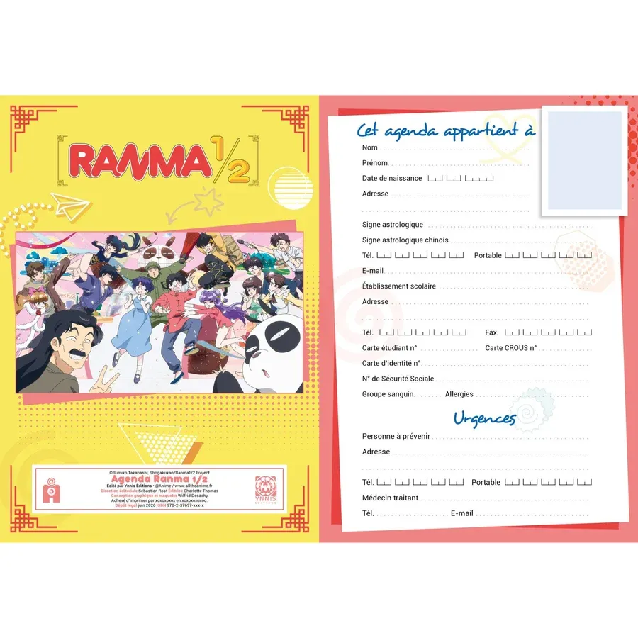 Agenda Ranma 1/2 - 2026-2027