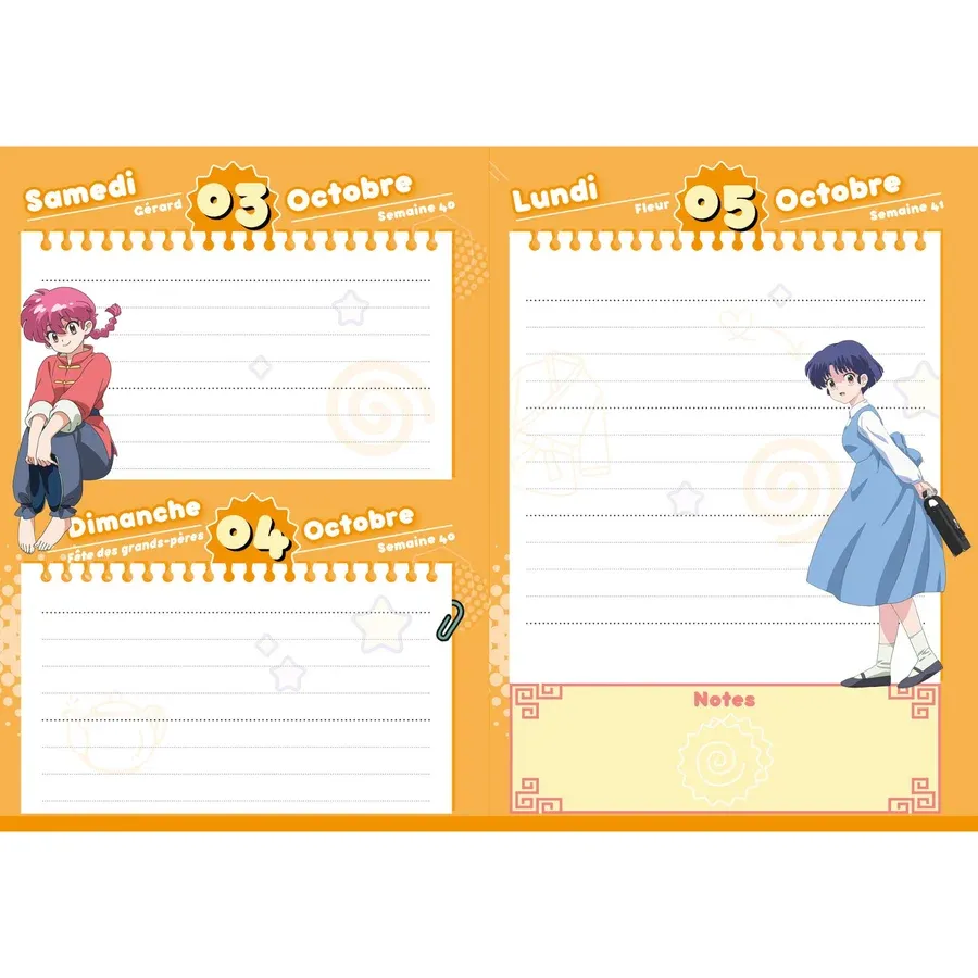 Agenda Ranma 1/2 - 2026-2027