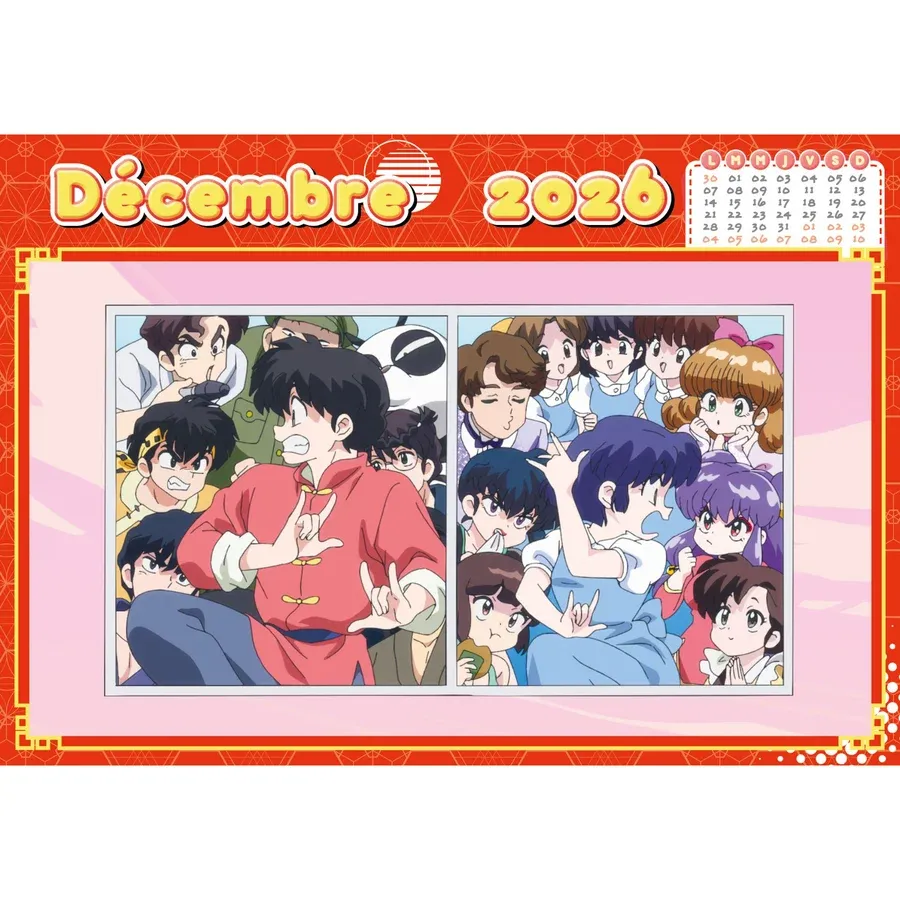 Agenda Ranma 1/2 - 2026-2027