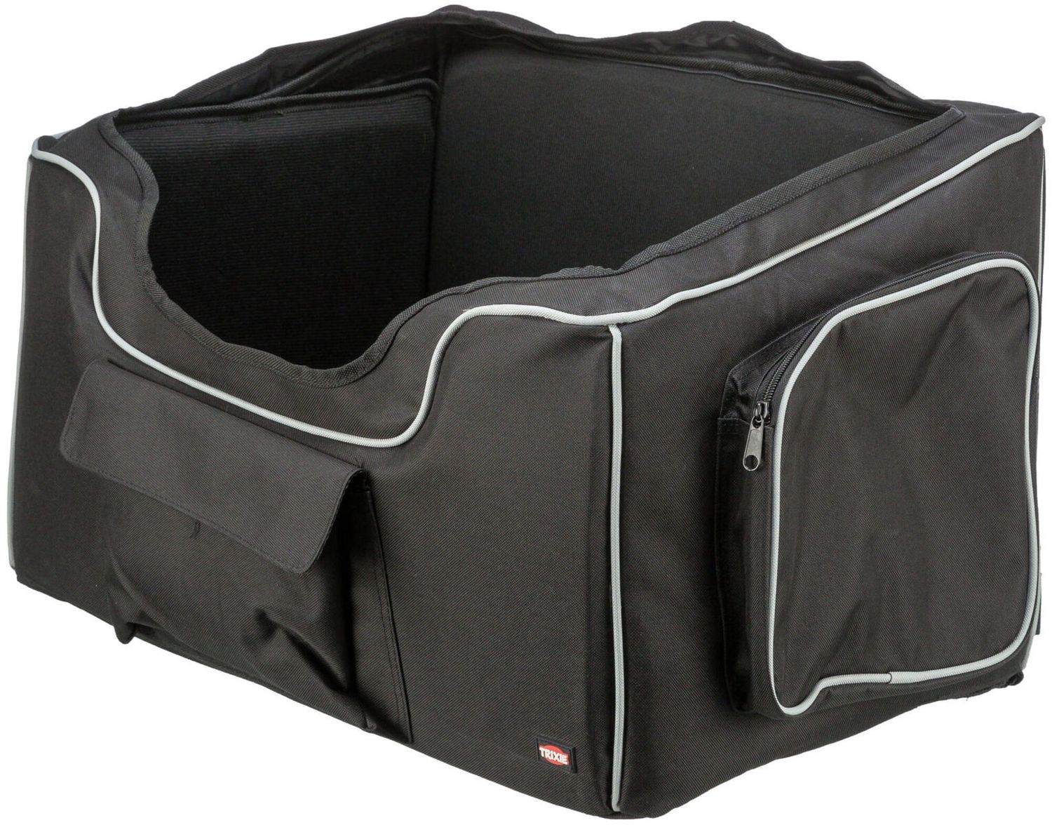 Autostoel, 56 × 37 × 36 cm, zwart/grijs 13173