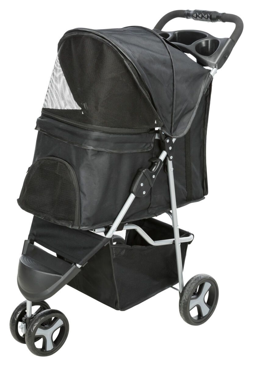 Buggy 47 × 100 × 80 cm, 4,6 kg, zwart  28958