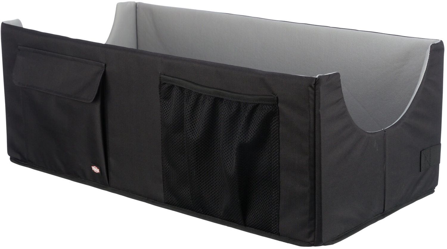 Autostoel, dubbel 80 × 28 × 39 cm, zwart/grijs  13178
