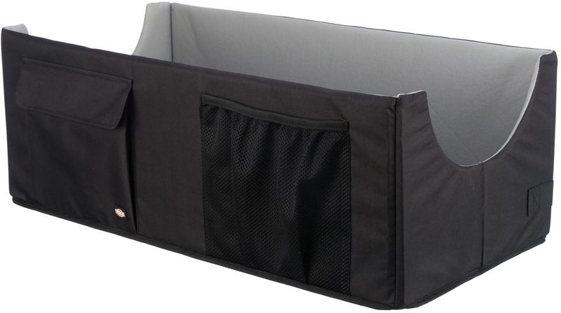 Autostoel, dubbel 80 × 28 × 39 cm, zwart/grijs  13178