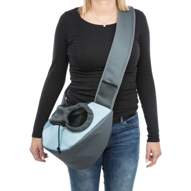 Buikdrager Sling 50 × 25 × 18 cm, lichtblauw/lichtgrijs  28883
