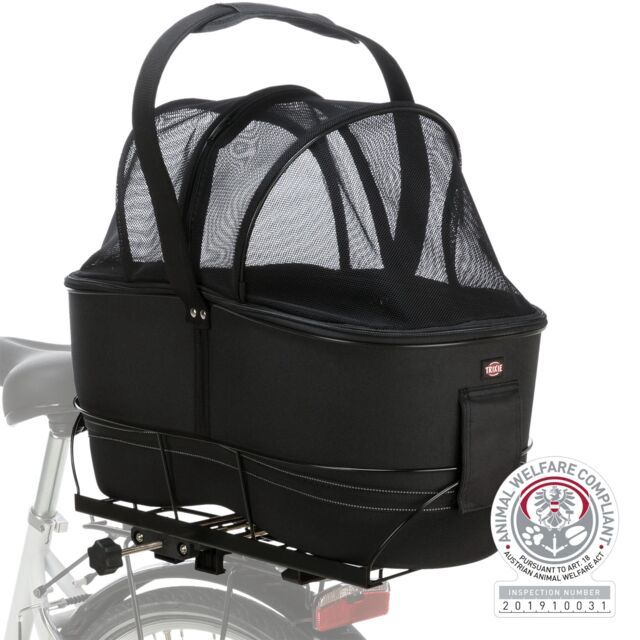 Fietsmand Long voor bagagedrager, EVA 29 × 49 × 60 cm, zwart  13110