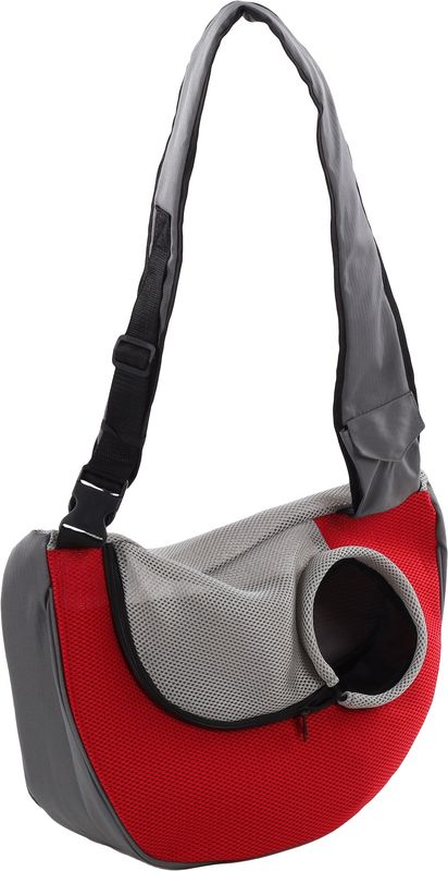 KANGOEROEZAK SKIP ROOD/GRIJS 50x14x30CM   515186