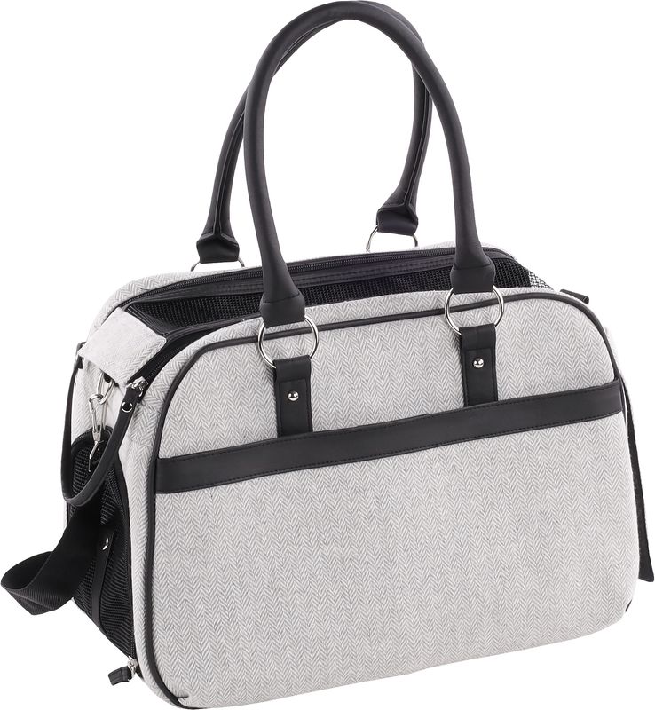 DRAAGTAS JUSTINE LICHTGRIJS 44x23x32CM   518616